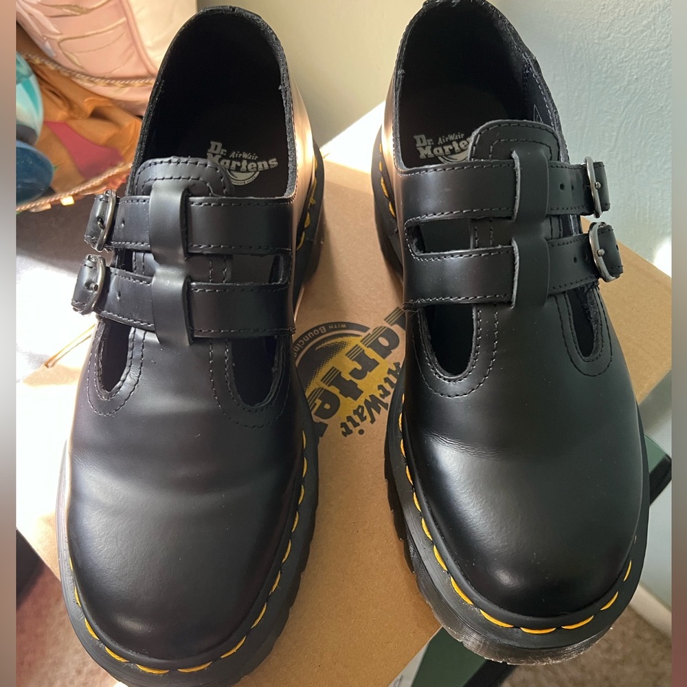 8065 II BEX SMOOTH LEATHER PLATFORM MARY JANE SHOES